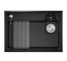 Мойка Granula Kitchen Space Rinzer 7308R шварц, 73х52 см, прямоугольная