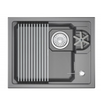 Мойка Granula Kitchen Space Rinzer 5505RU алюминиум, 55х45 см, прямоугольная