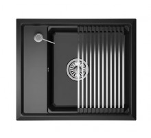 Мойка Granula Kitchen Space 6004 шварц, 60х51 см, прямоугольная