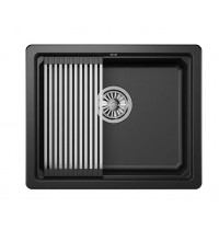Мойка Granula Kitchen Space 5501U шварц, 55х45 см, прямоугольная
