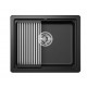 Мойка Granula Kitchen Space 5501U шварц, 55х45 см, прямоугольная