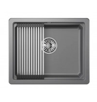 Мойка Granula Kitchen Space 5501U алюминиум, 55х45 см, прямоугольная