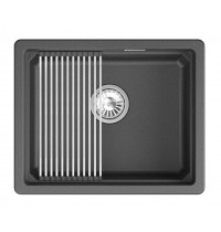 Мойка Granula Kitchen Space 5501iU черный, 55х45 см, прямоугольная