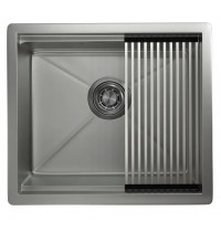 Мойка Granula Kitchen Space 5045U сталь матовая, 50х44,5 см, прямоугольная