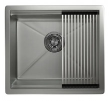 Мойка Granula Kitchen Space 5045U сталь матовая, 50х44,5 см, прямоугольная