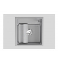 Мойка Granula Kitchen Space 5002i алюминиум, 50х51 см, квадратная