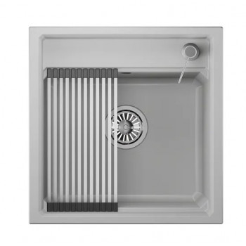 Мойка Granula Kitchen Space 5002 арктик, 50х51 см, квадратная