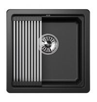 Мойка Granula Kitchen Space 4501U шварц, 45х45 см, квадратная
