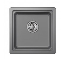 Мойка Granula Kitchen Space 4501U алюминиум, 45х45 см, квадратная