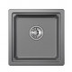 Мойка Granula Kitchen Space 4501U алюминиум, 45х45 см, квадратная