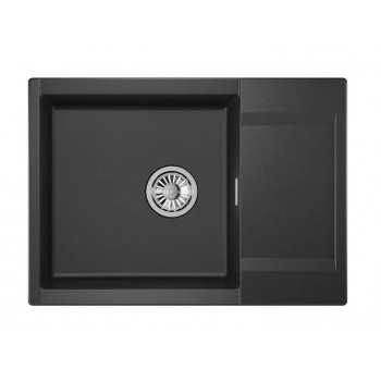 Мойка Granula Estetica 7003 черный, 70х50 см, прямоугольная