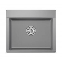 Мойка Granula Estetica 5804 алюминиум, 58х50 см, прямоугольная