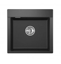 Мойка Granula Estetica 5201 черный, 52х50 см, прямоугольная