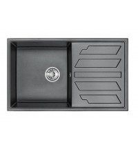 Мойка Granula 8601 шварц, 86х50 см, прямоугольная