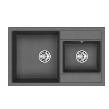 Мойка Granula 8201 графит, 82х50 см, прямоугольная