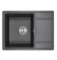 Мойка Granula 6503 черный, 65х50 см, прямоугольная