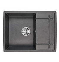 Мойка Granula 6501 черный, 65,5х50 см, прямоугольная