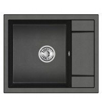 Мойка Granula 6002 черный, 60х50 см, прямоугольная