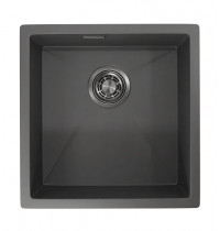Мойка Granula 4445U графит матовый, 44х45 см, квадратная