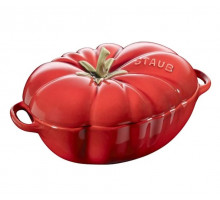 Кокот керамический STAUB, форма "Помидор", вишневый, 19 см