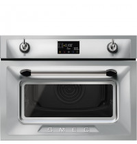 Духовой шкаф электрический с СВЧ SMEG SO4902M1X