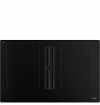 Варочная панель индукционная с вытяжкой SMEG HOBD382N