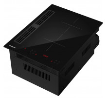 Варочная панель идукционная с вытяжкой Hiberg  i5-VM7 B (45см)
