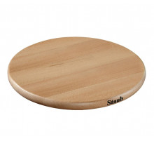 Подставка под горячее STAUB, деревянная, магнитная, круглая, 16.5 см