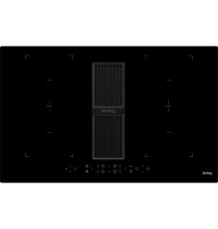 Варочная панель индукционная с вытяжкой Korting HIBH 84980 NB