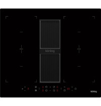 Варочная панель индукционная с вытяжкой Korting HIBH 68980 NB