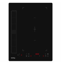 Варочная панель индукционная с вытяжкой Korting HIBH 40980 NB