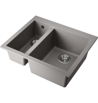Мойка Omoikiri Bosen 59-2-GR Tetogranit/leningrad grey