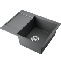 Мойка Omoikiri Daisen 65T-PL Tetogranit/платина