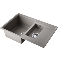 Мойка Omoikiri Daisen 78-2T-GR Tetogranit/leningrad grey
