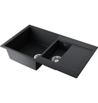 Мойка Omoikiri Daisen 86-2-BL Artgranit/черный
