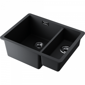 Omoikiri Kata 55-2-U-BL Artgranit/черный