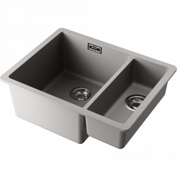 Omoikiri Kata 55-2-U-GR Artgranit/leningrad grey