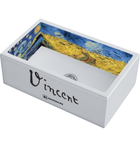 Мойка Omoikiri Mikura 76-Vangogh Natceramic/белый