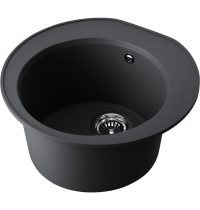 Мойка Omoikiri Miya 50-R-BL Tetogranit/черный