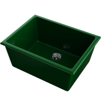 Мойка Omoikiri Okinoshima 61-U/I-RG Glossy Natceramic/royal green глянцевый