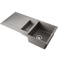 Мойка Omoikiri Sakaime 100-2-GR Tetogranit/leningrad grey