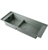 Мойка Omoikiri Sintesi Pro 114-2-U/I-WG Artceramic/wind green