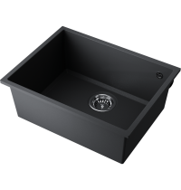 Мойка Omoikiri Tedori 54-U-BL Tetogranit/черный