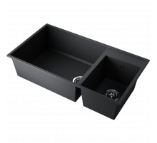 Мойка Omoikiri Tedori 85-2-U-BL Tetogranit/черный