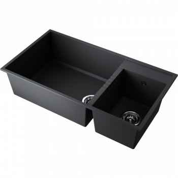 Omoikiri Tedori 85-2-U-BL Tetogranit/черный