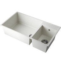 Мойка Omoikiri Tedori 85-2-U-WH Tetogranit/белый