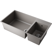 Мойка Omoikiri Tedori 85-2-U-GR Tetogranit/leningrad grey