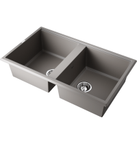 Мойка Omoikiri Tedori 86-2-GR Tetogranit/leningrad grey