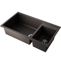 Мойка Omoikiri Tedori 86-2-LB-ES Tetogranit/espresso