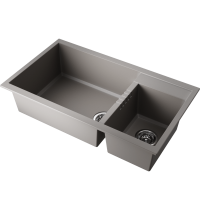 Мойка Omoikiri Tedori 86-2-LB-GR Tetogranit/leningrad grey